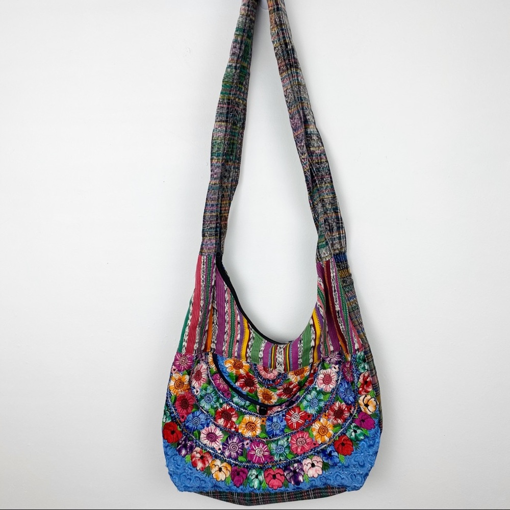 BOHO Mexican Floral Purse